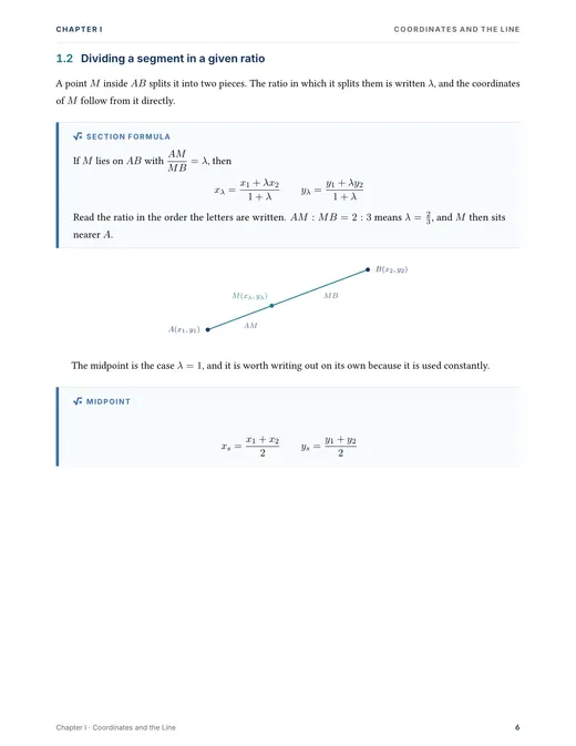 Analytic Geometry in the Plane — Complete Study Bundle, sample page 1