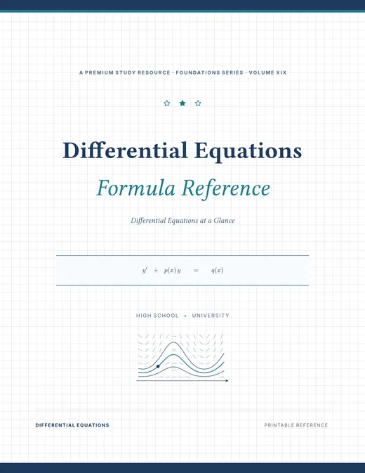Differential Equations — Complete Study Bundle, sample page 4