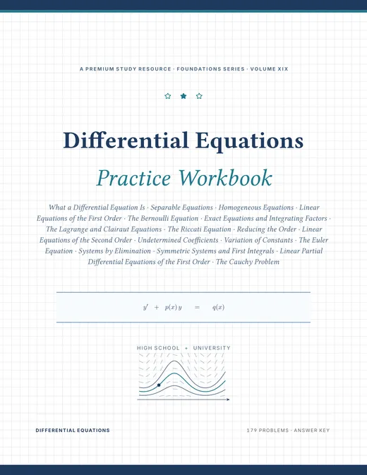 Differential Equations — Complete Study Bundle, sample page 3