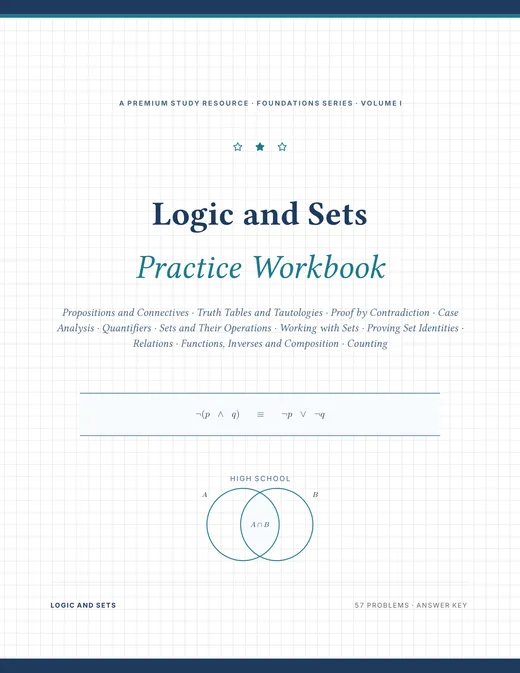 Logic and Sets — Complete Study Bundle, sample page 3
