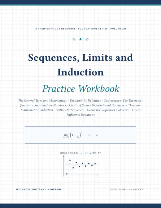 Sequences, Limits and Induction — Complete Study Bundle, sample page 3