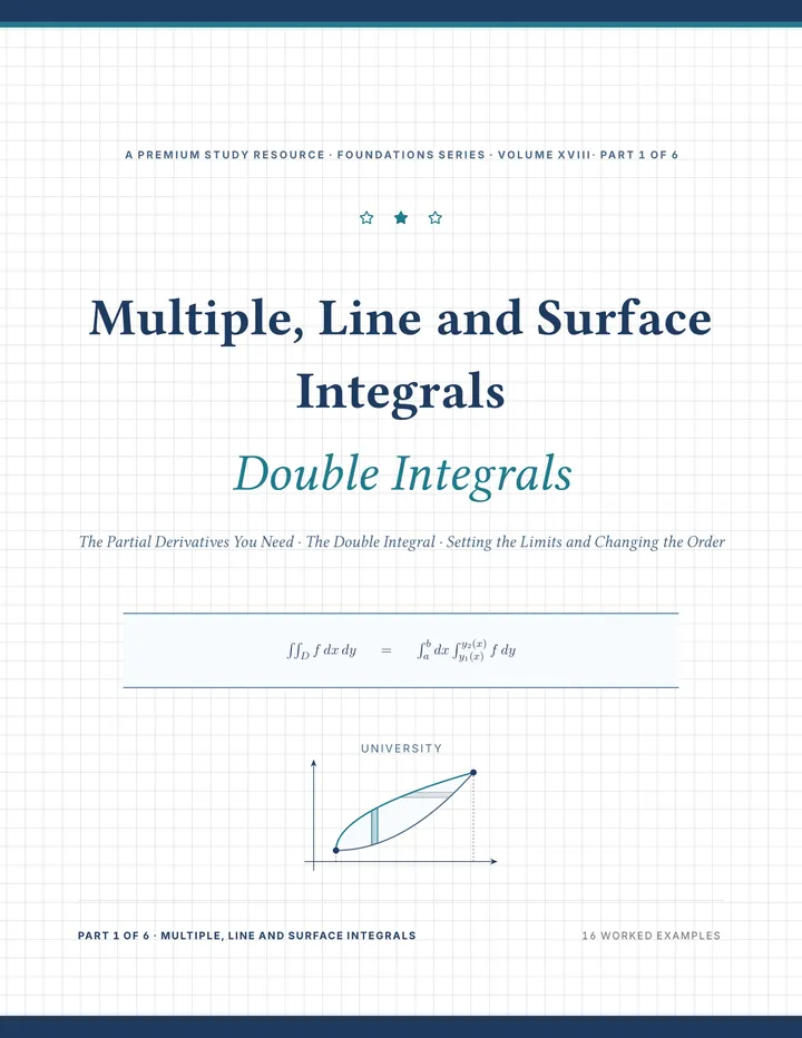 Cover of Multiple, Line and Surface Integrals — Complete Study Bundle