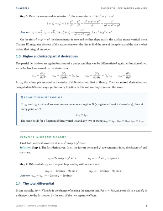 Multiple, Line and Surface Integrals — Complete Study Bundle, sample page 1
