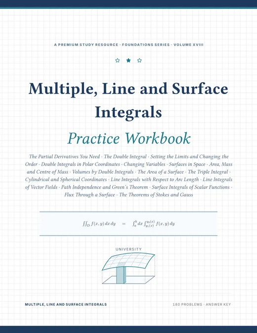 Multiple, Line and Surface Integrals — Complete Study Bundle, sample page 3